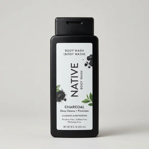 Native Charcoal Body Wash