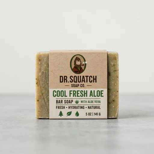 Dr. Squatch Cool Fresh Aloe Bar Soap